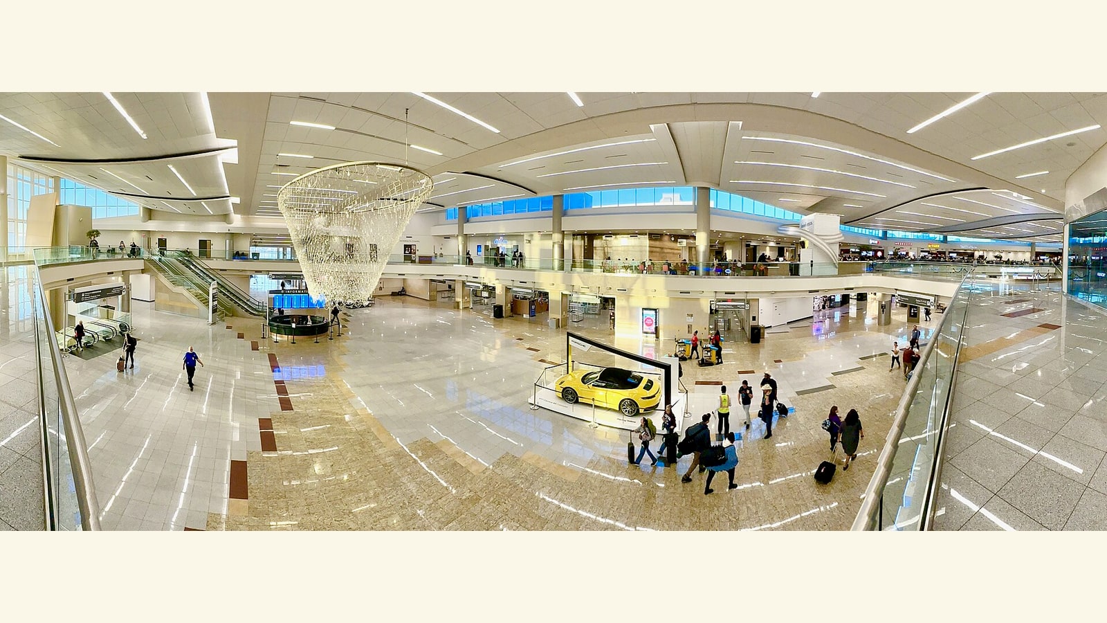 Interior of the Maynard H. Jackson Jr. International Terminal at Hartsfield-Jackson Atlanta International Airport.