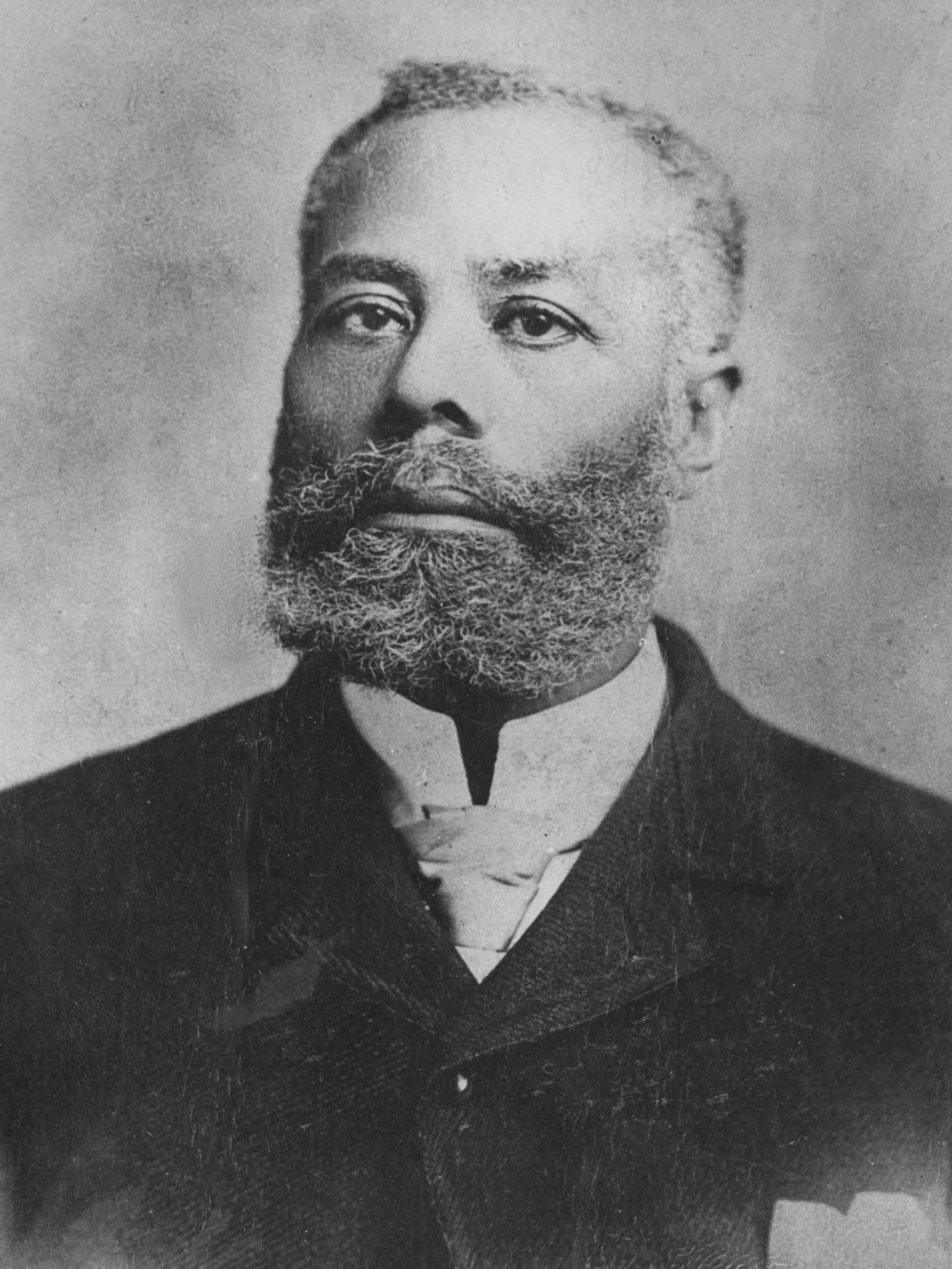 Portrait of Elijah McCoy, circa 1895.