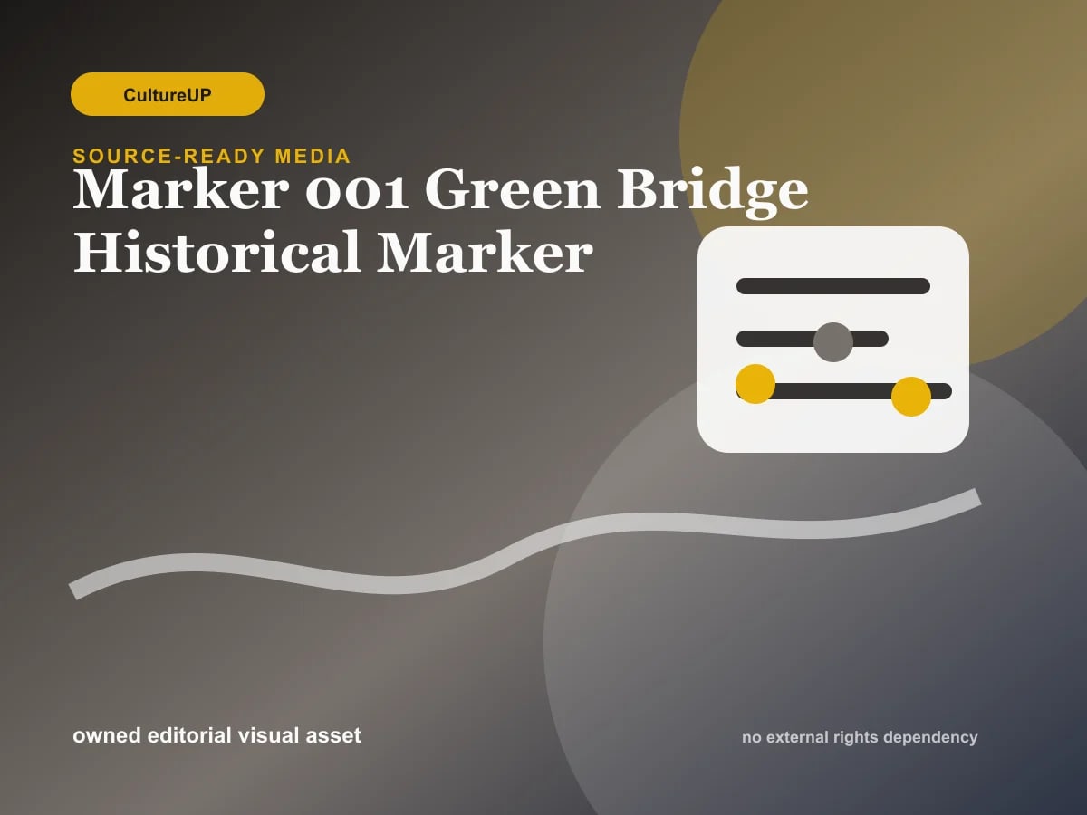 Green Bridge historical marker and bridge railing in Kennewick, Washington.