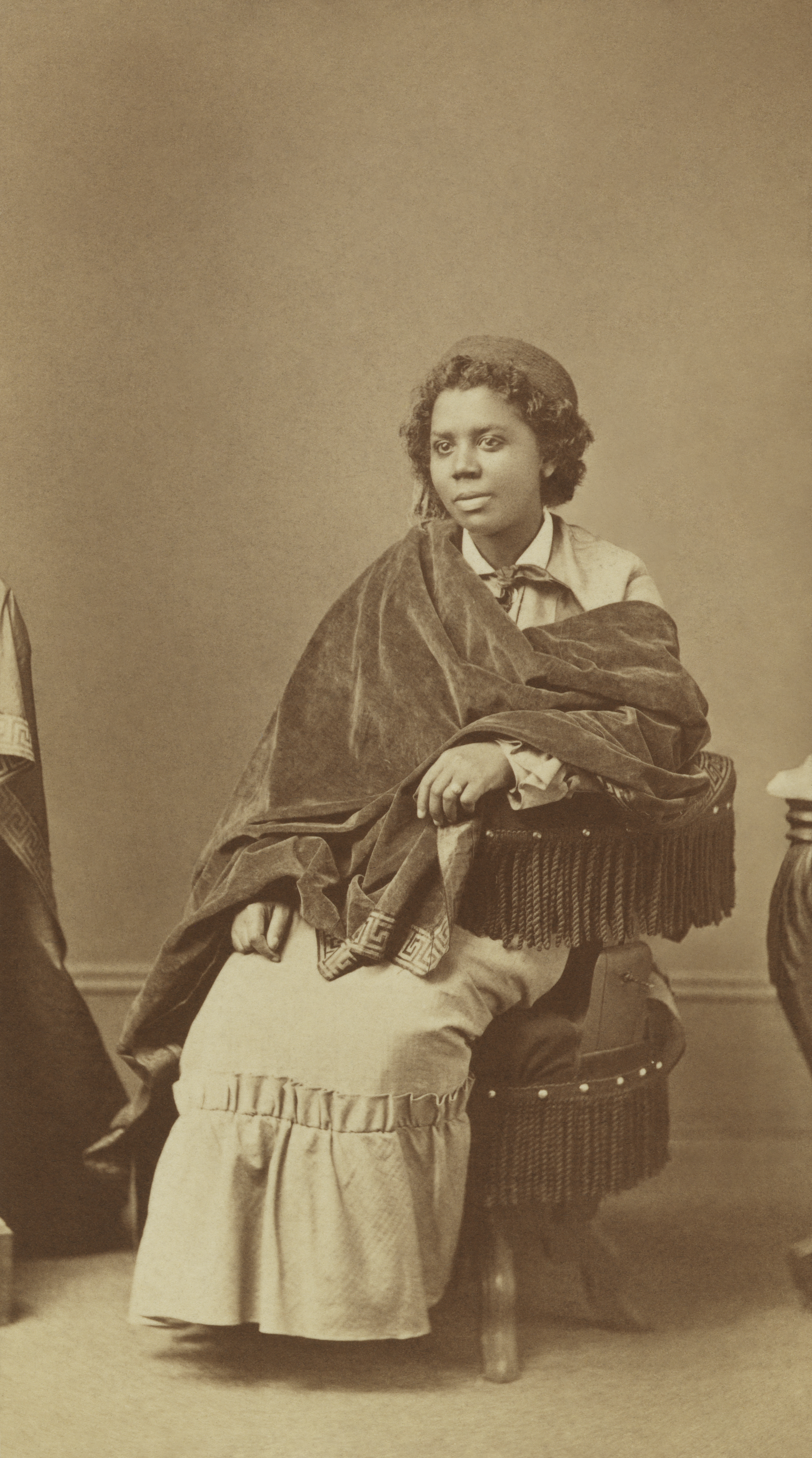 Portrait of sculptor Edmonia Lewis by Henry Rocher.